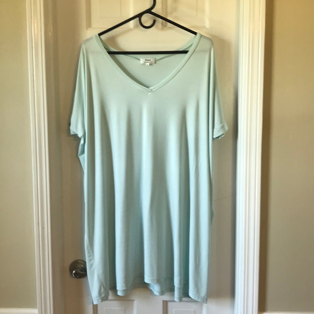 PIKO brand mint green tunic